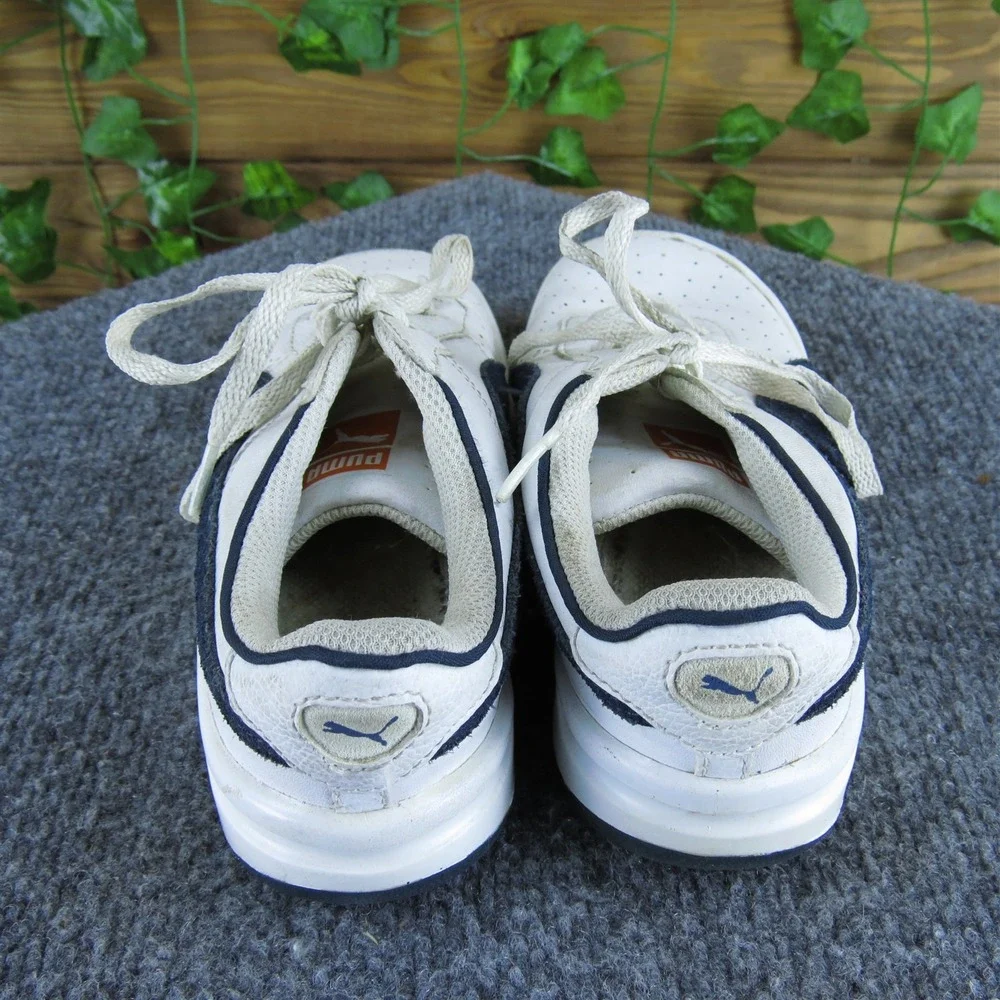 PUMA Sneaker G.V. Monaco‎ Boys Y 1 Medium Athletic White Synthetic Lace Up
